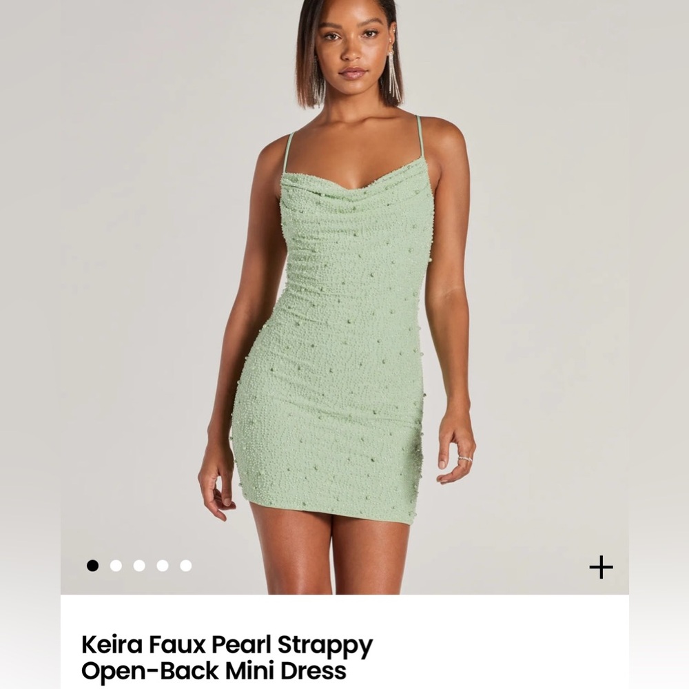 Windsor Green Ruched Bodycon Mini Dress